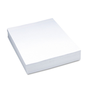 PACON CORPORATION PAC2403 Composition Paper, 3/8" Ruling, 16 Lbs., 8-1/2 X 11, White, 500 Sheets/pack