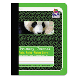 Pacon PAC2428 Primary Journal, D'Nealian K, Zaner-Bloser 1, Manuscript Format, Green Cover, (100) 9.75 x 7.5 Sheets