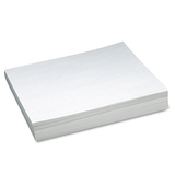 PACON CORPORATION PAC2635 Skip-A-Line Ruled Newsprint Paper, 30 Lbs., 11 X 8-1/2, White, 500 Sheets/pack