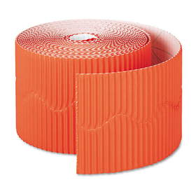 PACON CORPORATION PAC37106 Bordette Decorative Border, 2 1/4" X 50' Roll, Orange