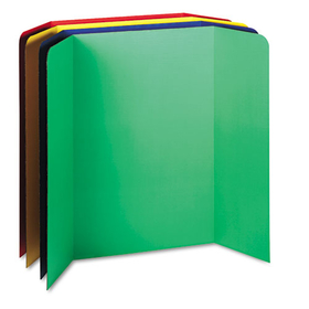 PACON CORPORATION PAC37654 Spotlight Corrugated Presentation Display Boards, 48 x 36, Blue, Green, Red, Yellow, 4/Carton