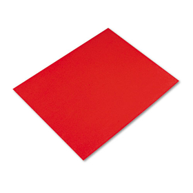 PACON CORPORATION PAC54751 Colored Four-Ply Poster Board, 28 X 22, Red, 25/carton