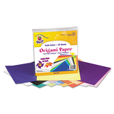 PACON CORPORATION PAC72200 Origami Paper, 30 Lbs., 9 X 9, Assorted Bright Colors, 40 Sheets/pack
