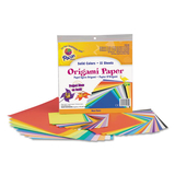 PACON CORPORATION PAC72230 Origami Paper, 30 Lbs., 9-3/4 X 9-3/4, Assorted Bright Colors, 55 Sheets/pack