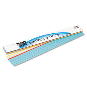 PACON CORPORATION PAC73400 Sentence Strips, 24 X 3, Assorted Colors, 100/pack