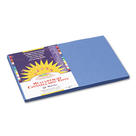 PACON CORPORATION PAC7407 Construction Paper, 58 Lbs., 12 X 18, Blue, 50 Sheets/pack