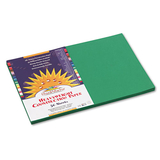 PACON CORPORATION PAC8007 Construction Paper, 58 Lbs., 12 X 18, Holiday Green, 50 Sheets/pack