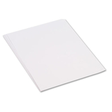 PACON CORPORATION PAC8717 Construction Paper, 58 Lbs., 18 X 24, Bright White, 50 Sheets/pack