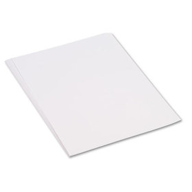 PACON CORPORATION PAC9217 Construction Paper, 58 Lbs., 18 X 24, White, 50 Sheets/pack