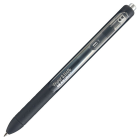 Paper Mate PAP1951719 InkJoy Gel Pen, Retractable, Medium 0.7 mm, Black Ink, Black Barrel, Dozen