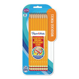Paper Mate PAP2065460 EverStrong #2 Pencils, HB (#2), Black Lead, Yellow Barrel, 24/Pack