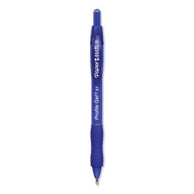 Paper Mate Liquid Paper 2095449 Profile Retractable Gel Pen, Medium 0.7 mm, Blue Ink, Translucent Blue Barrel, 36/Pack