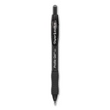 Paper Mate Liquid Paper 2095452 Profile Retractable Gel Pen, Fine 0.5 mm, Black Ink, Translucent Black Barrel, 36/Pack