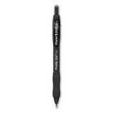 Paper Mate Liquid Paper 2095468 Profile Retractable Gel Pen, Fine 0.5 mm, Black Ink, Translucent Black Barrel, Dozen