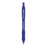 Paper Mate Liquid Paper 2095472 Profile Retractable Gel Pen, Medium 0.7 mm, Blue Ink, Translucent Blue Barrel, Dozen