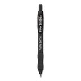 Paper Mate Liquid Paper 2095476 Profile Retractable Gel Pen, Medium 0.7 mm, Black Ink, Translucent Black Barrel, Dozen