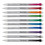 Paper Mate PAP2096303 Write Bros Mechanical Pencil, 0.5 mm, HB (#2), Black Lead, Silver Barrel with Assorted Clip Colors, 24/Pack, Price/PK