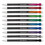 Paper Mate PAP2104212 Write Bros Mechanical Pencil, 0.7 mm, HB (#2), Black Lead, Black Barrel with Assorted Clip Colors, 24/Pack, Price/PK