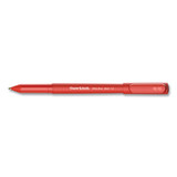 Paper Mate PAP2124521 Write Bros. Ballpoint Pen, Stick, Bold 1.2 mm, Red Ink, Red Barrel, Dozen