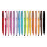 Paper Mate PAP2125408 Flair Scented Felt Tip Porous Point Pen, Sunday Brunch Scents, Stick, Medium 0.7 mm, Assorted Ink and Barrel Colors, 16/Pack