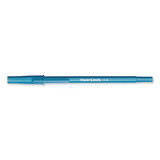 Paper Mate Liquid Paper 3311131C Write Bros. Stick Ballpoint Pen, Medium 1mm, Blue Ink/Barrel, Dozen