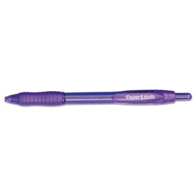 SANFORD INK COMPANY PAP35830 Profile Ballpoint Pen, Retractable, Bold 1.4 mm, Purple Ink, Translucent Purple Barrel, Dozen