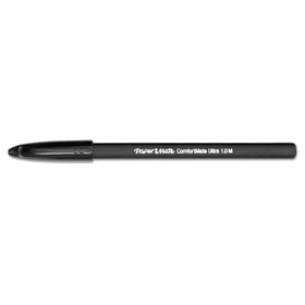 SANFORD INK COMPANY PAP6130187 ComfortMate Ultra Ballpoint Pen, Stick, Medium 1 mm, Black Ink, Black Barrel, Dozen