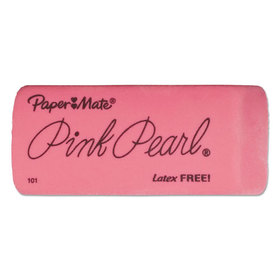 SANFORD INK COMPANY PAP70501 Pink Pearl Eraser, For Pencil Marks, Rectangular Block, Large, Pink, 3/Pack