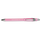 SANFORD INK COMPANY PAP70672 Flexgrip Elite Pink Ribbon Pen, Ballpoint, Retractable, Black Ink, Medium, Dozen