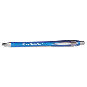 SANFORD INK COMPANY PAP85583 FlexGrip Elite Ballpoint Pen, Retractable, Fine 0.8 mm, Blue Ink, Blue Barrel, Dozen