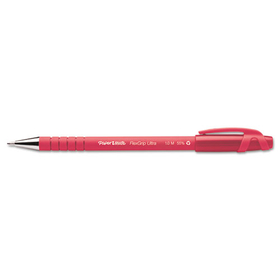 SANFORD INK COMPANY PAP9620131 FlexGrip Ultra Recycled Ballpoint Pen, Stick, Medium 1 mm, Red Ink, Red Barrel, Dozen