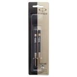 Parker 1950362 Refill for Retractable Gel Ink Roller Ball Pens, Medium Point, Black Ink, 2/Pack