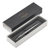 Parker PAR1953170 Jotter Ballpoint Pen, Retractable, Fine 0.5 mm, Blue Ink, Stainless Steel Barrel