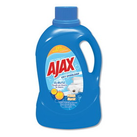 Ajax AJAXX42 Laundry Detergent Liquid, Oxy Overload, Fresh Burst Scent, 89 Loads, 134 oz Bottle, 4/Carton