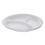 Pactiv PCT0TH10011 Placesetter Satin Non-Laminated Foam Dinnerware, 3-Compartment Plate, 9" dia, White, 500/Carton, Price/CT