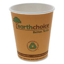Pactiv PCTDPHC8EC EarthChoice Hot Cups, 8 oz, Orange, 1,000/Carton