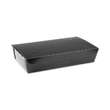 Pactiv Evergreen PCTNOB02B EarthChoice OneBox Paper Box, 55 oz, 9 x 4.85 x 2, Black, 100/Carton