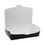Pactiv Evergreen PCTNOB02B EarthChoice OneBox Paper Box, 55 oz, 9 x 4.85 x 2, Black, 100/Carton, Price/CT