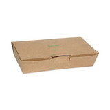Pactiv Evergreen PCTNOB02KECTE EarthChoice Tamper Evident OneBox Paper Box, 9 x 4.85 x 2, Kraft, 100/Carton