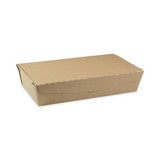 Pactiv Evergreen PCTNOB02KEC EarthChoice OneBox Paper Box, 55 oz, 9 x 4.85 x 2, Kraft, 100/Carton
