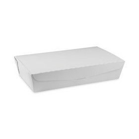 Pactiv Evergreen PCTNOB02W EarthChoice OneBox Paper Box, 55 oz, 9 x 4.85 x 2, White, 100/Carton