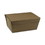 Pactiv Evergreen PCTNOB03KEC EarthChoice OneBox Paper Box, 66 oz, 6.5 x 4.5 x 3.25, Kraft, 160/Carton, Price/CT