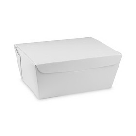 Pactiv Evergreen PCTNOB03W EarthChoice OneBox Paper Box, 66 oz, 6.5 x 4.5 x 3.25, White, 160/Carton