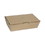 Pactiv Evergreen PCTNOB04SKECTE EarthChoice Tamper Evident OneBox Paper Box, 9.04 x 4.85 x 2.75, Kraft, 162/Carton, Price/CT