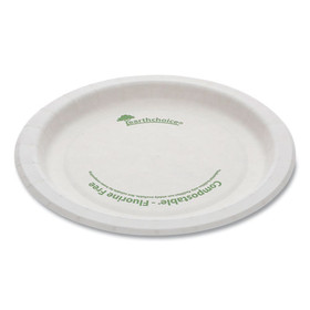 Pactiv PCTPSP06EC EarthChoice Pressware Compostable Dinnerware, Plate, 6" dia, White, 750/Carton