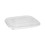 Pactiv Evergreen PCTSACLF07 EarthChoice Square Recycled Bowl Flat Lid, 7.38 x 7.38 x 0.26, Clear, Plastic, 300/Carton, Price/CT