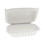 Pactiv Evergreen PCTYCNW0207 EarthChoice Vented Microwavable MFPP Hinged Lid Container, 9 x 6 x 2.75, White, Plastic, 170/Carton, Price/CT