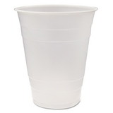 Pactiv YE160 Translucent Plastic Cups, 16 oz, Clear, 80/Pack, 12 Packs/Carton
