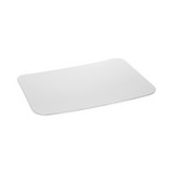 Pactiv Evergreen PCTYL788 Aluminum Take-Out Container Lid, Loaf Pan Lid, 8.4 x 5.9, White/Aluminum, 400/Carton