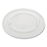 Pactiv PCTYLP20CNH EarthChoice Cold Cup Lids with No Straw Hole, Fits 9 oz to 20 oz Size A Cups, Clear, 1,020/Carton